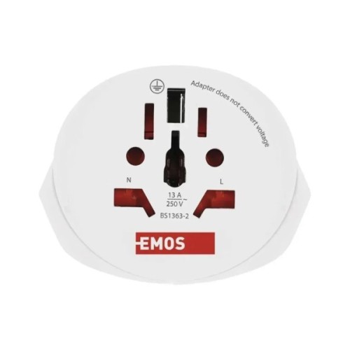 Перехідник US/UK/AU/CN/JP to EU EMOS (P0055E)