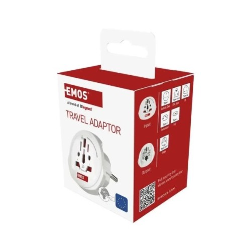 Перехідник US/UK/AU/CN/JP to EU EMOS (P0055E)