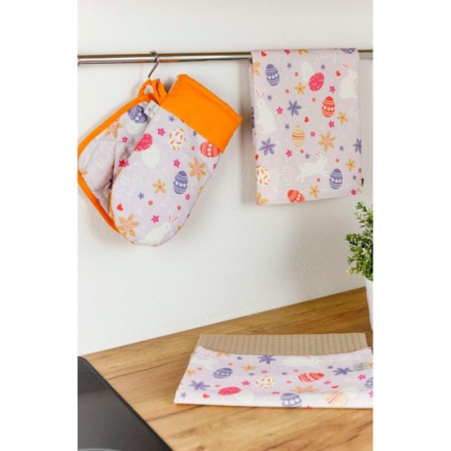 Серветка на стіл Прованс Писанка бузкова 35х45 см (4823093443822)