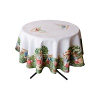 Скатертина Прованс гобеленова Галявина D-136 см (034135)