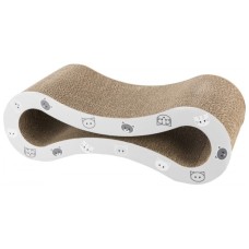 Дряпка (кігтеточка) для котів Trixie «Mimi» картонна з м'ятою 48×16×22 см (сіра) (4011905480022)