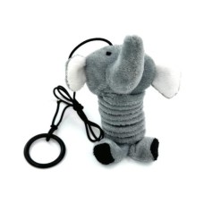 Іграшка для котів Hippie Pet Слоник з мотузкою 14 см (HIPCT2304005-2)