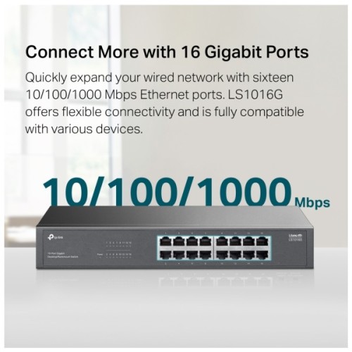 Комутатор мережевий TP-Link LS1016G