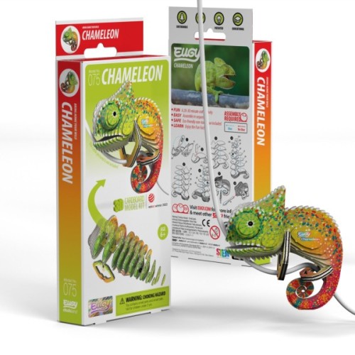 Пазл Eugy 3D Зоопарк Хамелеон (XEG-075)