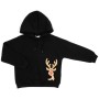 Кофта дитяча Toontoy худи з оленем (22161-164-black)