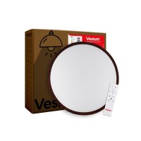 Світильник Vestum SLOT матовий 80W 490*65мм 3000К-6500К з ДК махагон (VS-91048)