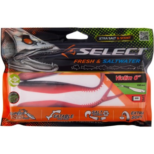 Силікон рибальський Select Victim V-Tail 6" 205 (3 шт/уп) (1870.74.54)