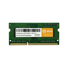 Модуль пам'яті для ноутбука SoDIMM DDR3 4GB 1600 MHz ATRIA (UAT31600CL11SLK1/4)