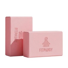 Блок для йоги Fitpaddy 2шт Рожеві (BLOCK01PK)