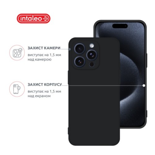 Чохол до мобільного телефона Intaleo SoftShell Apple iPhone 16 Pro Max Black (1283126609350)
