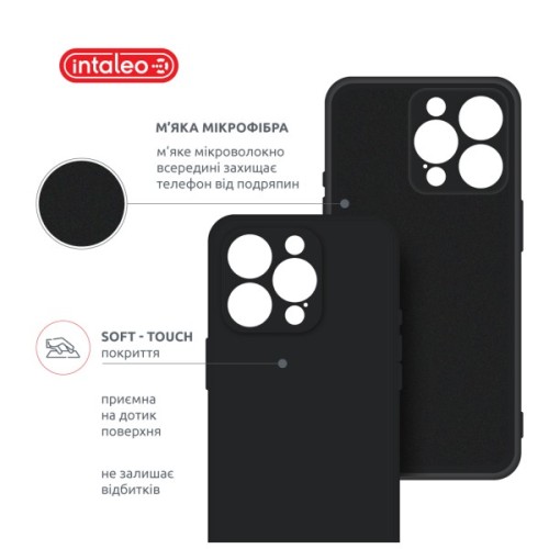 Чохол до мобільного телефона Intaleo SoftShell Apple iPhone 16 Pro Max Black (1283126609350)