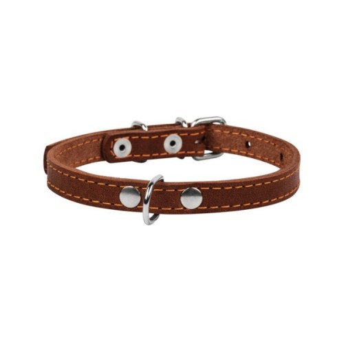 Нашийник для тварин Collar одинарний Ш 12 мм Д 24-32 см коричневий (00166)