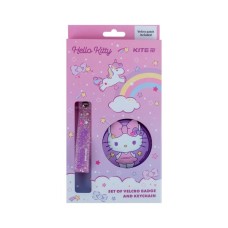Бейдж Kite набір на липучці та підвіска Hello Kitty (HK24-3010-3)