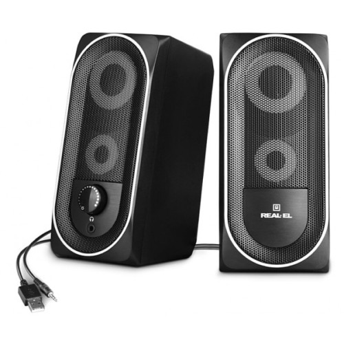 Акустична система REAL-EL S-110 USB Black (EL121100009)