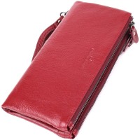 Гаманець ST Leather Шкіряний Бордовий (23108)