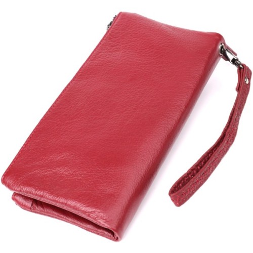 Гаманець ST Leather Шкіряний Бордовий (23108)