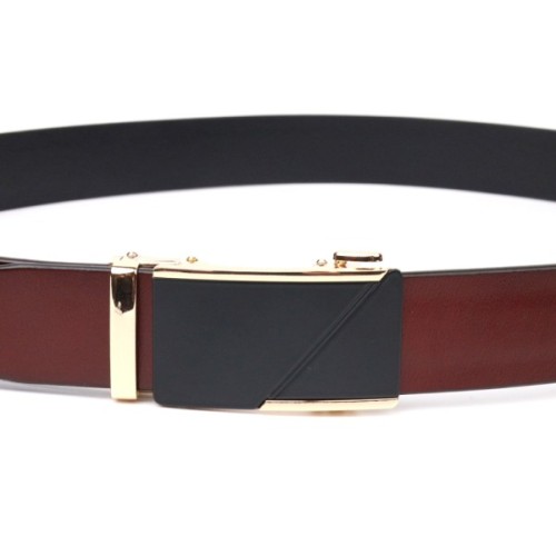 Ремінь Vintage Двосторонній із натуральної шкіри Коричневий (21479)