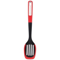 Ложка кухарська Bergner Mars з прорізами, 34 см (BG-38871-RD)