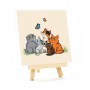 Картина по номерам Rosa Funny Cats, 15х15см, з мольбертом (4823098548577)