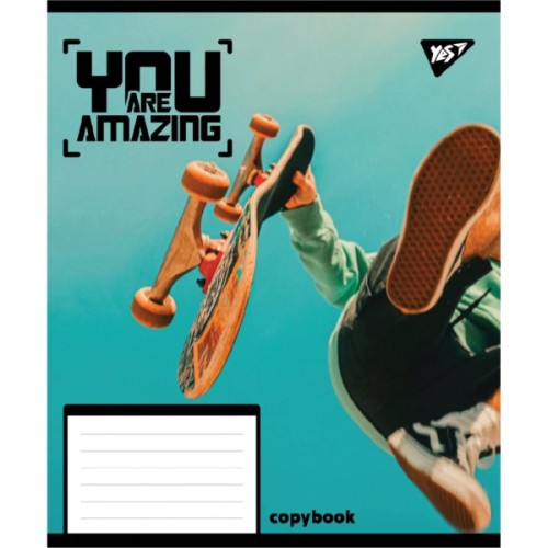 Зошит Yes You are amazing А5 48 аркушів клітинка (767942)
