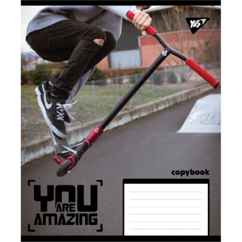 Зошит Yes You are amazing А5 48 аркушів клітинка (767942)