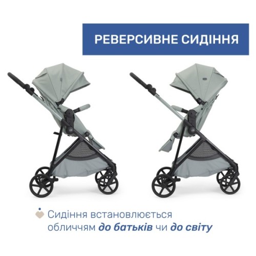 Коляска Chicco 2 в 1 Seety світло зелена (87097.76.01)