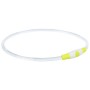 Нашийник для тварин Trixie Flash Light Ring USB мигаючий силіконовий зелений S–M 35 см/8 мм (4047974126608)