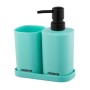 Набір для ванної кімнати Ardesto Vigor 3 предмети Блакитний 380 мл (ARHB3106TB)
