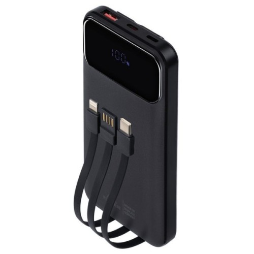 Батарея універсальна RivaCase 10000mA, 22.5W, QC/PD, black (RIVAPOWER VA2211 (Black))