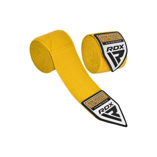 Бинт для спорту RDX WX Professional Boxing Hand Wraps Yellow 4.5м (HWX-RY+)