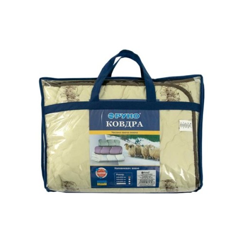 Ковдра Руно Вовняна Sheep в мікрофібрі полегшене 140х205 см (321.52ШКУ_Sheep)