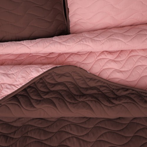 Покривало MirSon Набір Serenity Line №4300 Sea breeze (покривало + 2 наволочки) 180х210 см (2200007298433)