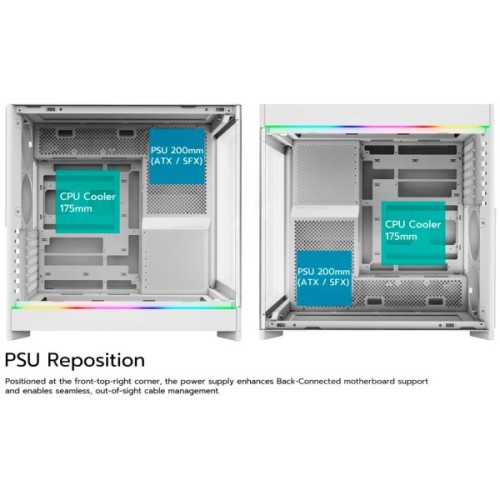 Корпус для ПК MONTECH HS02 PRO (W)