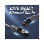 Патч-корд 0.75м, UTP cat 6 RJ-45 black Vention (IBABE)