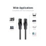 Патч-корд 0.75м, UTP cat 6 RJ-45 black Vention (IBABE)