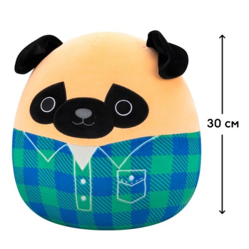 М'яка іграшка Squishmallows Мопс Принц 30 см (SQCR06622)