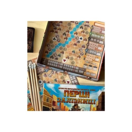 Настільна гра Lord of Boards Перші Залізниці (Pioneer Rails) (укр.) (LOB2318UA)