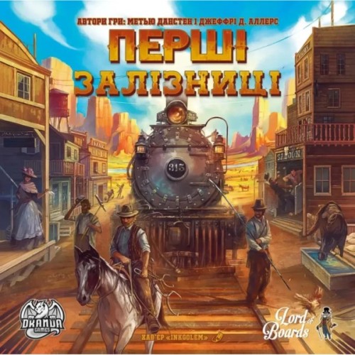 Настільна гра Lord of Boards Перші Залізниці (Pioneer Rails) (укр.) (LOB2318UA)