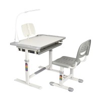 Парта зі стільцем FunDesk Littonia Grey (222529)