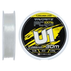 Флюорокарбон Favorite U1 FC 30m 3.0/0.285mm 13.2lb/5.97kg (1693.12.14)