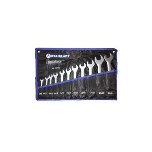 Ключ Стандарт ріжковий 8-32 мм 11 шт. у чохлі (NKR11STA-S)