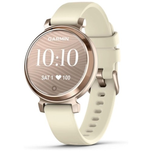 Смарт-годинник Garmin Lily 2, EURC, Cream Gold/Coconut, Silicone (010-02839-70)
