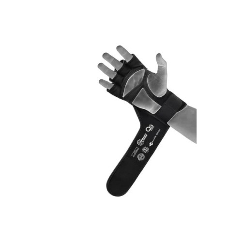 Рукавички для MMA RDX Aura Plus T-17 Black Golden S (GGR-T17BGL-S+)
