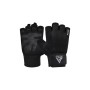 Рукавички для фітнесу RDX W1 Half Black Plus XL (WGA-W1HB-XL+)
