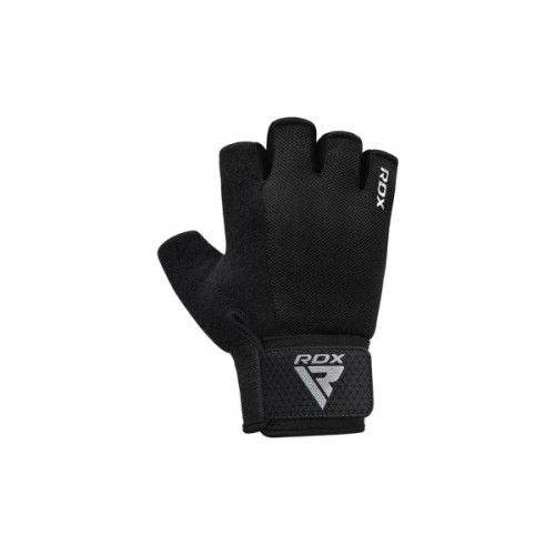 Рукавички для фітнесу RDX W1 Half Black Plus XL (WGA-W1HB-XL+)