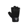 Рукавички для фітнесу RDX W1 Half Black Plus XL (WGA-W1HB-XL+)