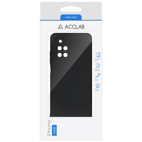 Чохол до мобільного телефона ACCLAB Silicone Case Xiaomi Redmi 10 2022 Black (1283126602276)