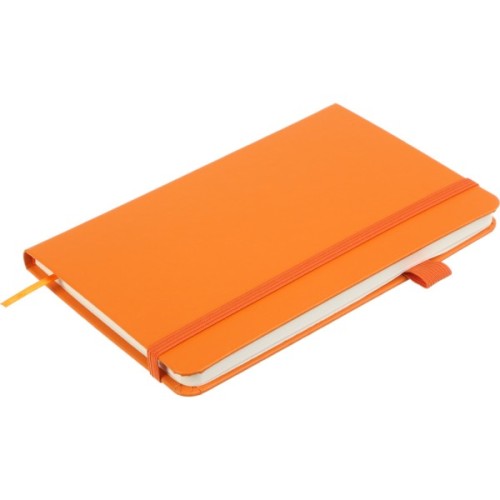 Книга записна Buromax Etalon 125x195 мм 96 аркушів в лінію обкладинка зі штучної шкіри Помаранчева (BM.291260-11)