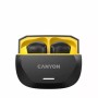 Навушники Canyon Hexagon 7 TWS ANC+ENC Wireless Charge Black/Yellow (CNS-TWS7BY)