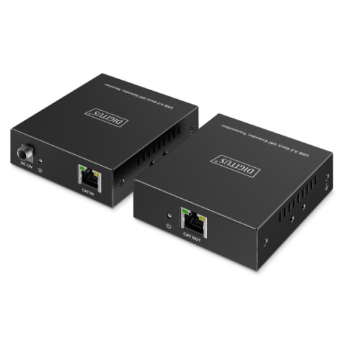 Адаптер Digitus USB extender 100 m RJ-45 to 3xUSB-A + 1xUSB-C (DA-73121)